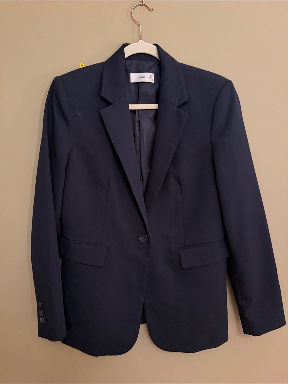 Mango Women’s Navy Pant Suit (Full Suit)